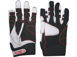 Lalizas Amara 2 Short Fingers Grey Black Gloves