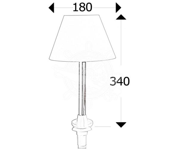 Lampara Mesa de bañera para base