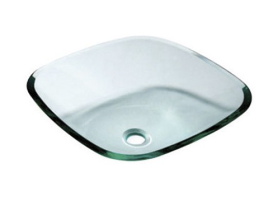 Lavabo Cuadrado Bordes Redondeados Cristal Lavabo Cuadrado Bordes Redondeados Cristal
