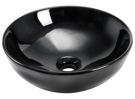 Lavabo hemisferico ceramica negra