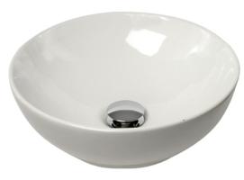 Lavabo hemisferico ceramica blanca