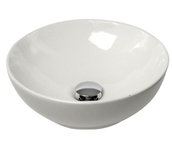 Lavabo hemisferico ceramica blanca