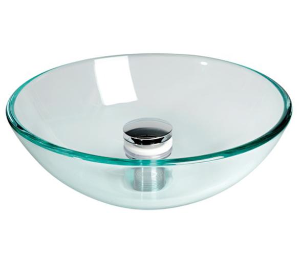 Lavabo Semisferico cristal transparente