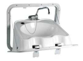 Lavabo plegable a pared ABS