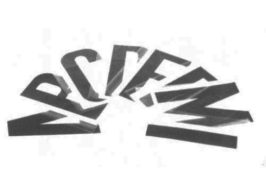 Letras y Numeros Adhesivos 20 CM Trem