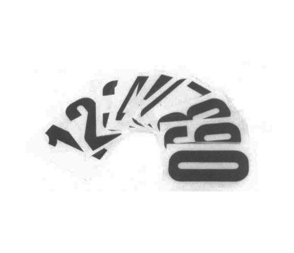 Letras y Numeros Adhesivos 20 CM Trem