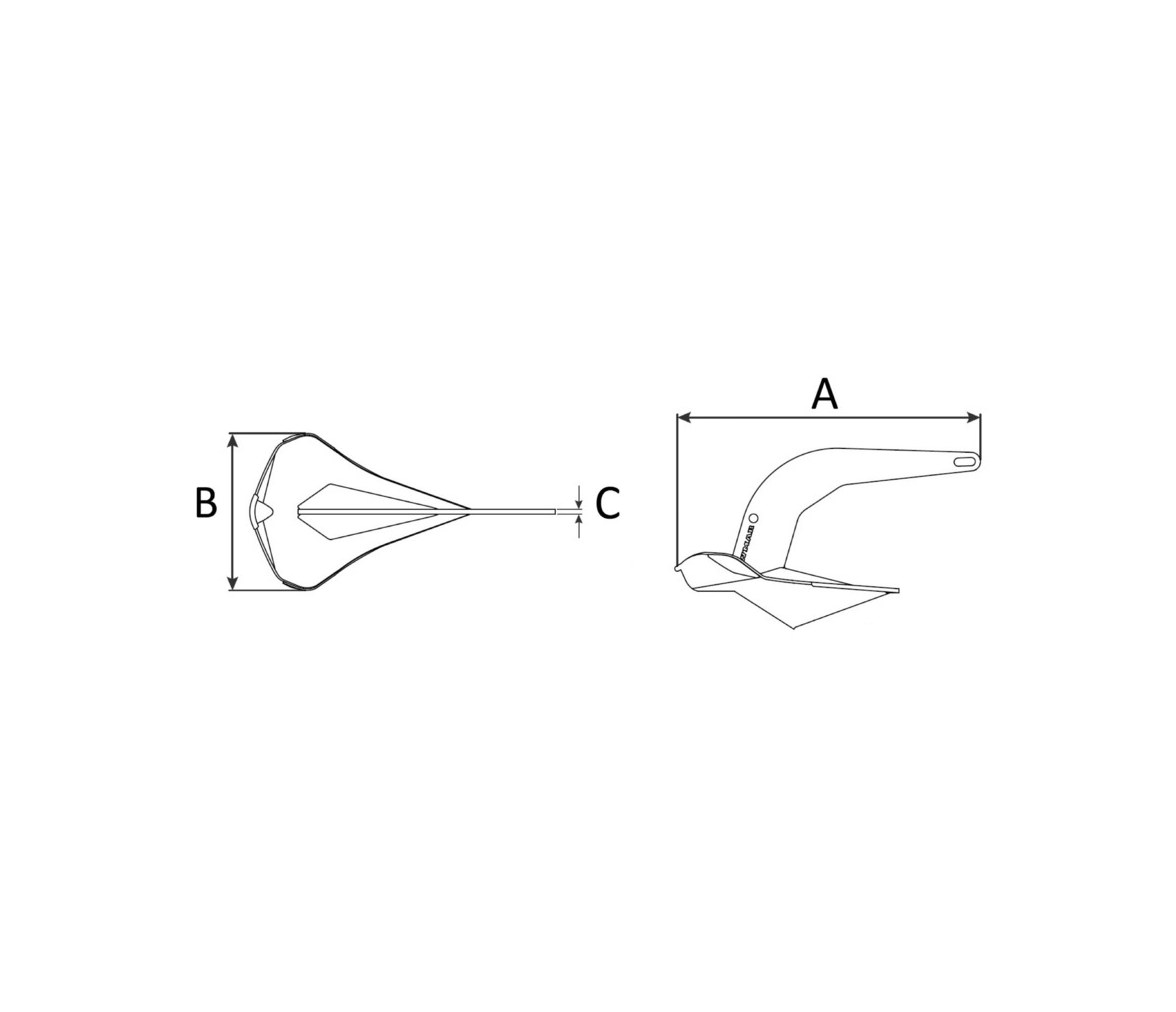 Lewmar Ancla Epsilon Acero Inoxidable