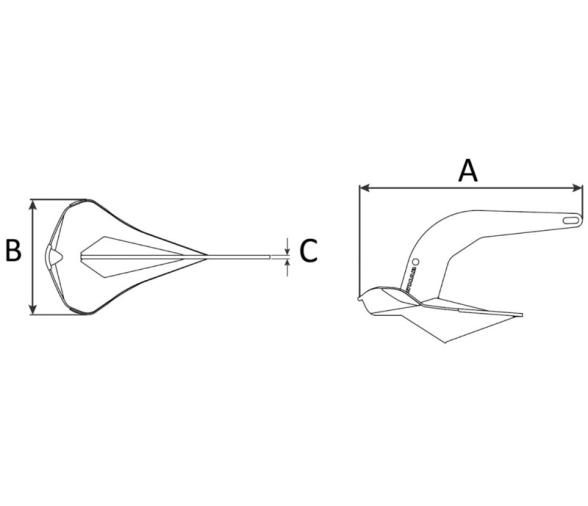 Lewmar Ancla Epsilon Acero Inoxidable