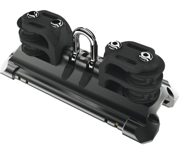 Lewmar Carro de Vela Mayor 1 Grillete y Roldanas Dobles