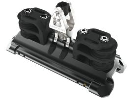 Lewmar Carro de Vela Mayor Soporte Vertical de Doble Roldana