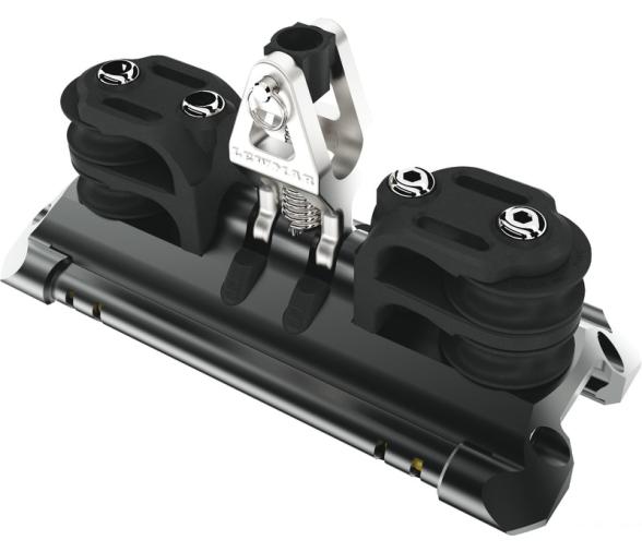 Lewmar Carro de Vela Mayor Soporte Vertical de Doble Roldana