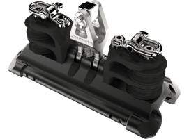 Lewmar Carro Vela Mayor Soporte Vertical Doble Roldana y Arraigo