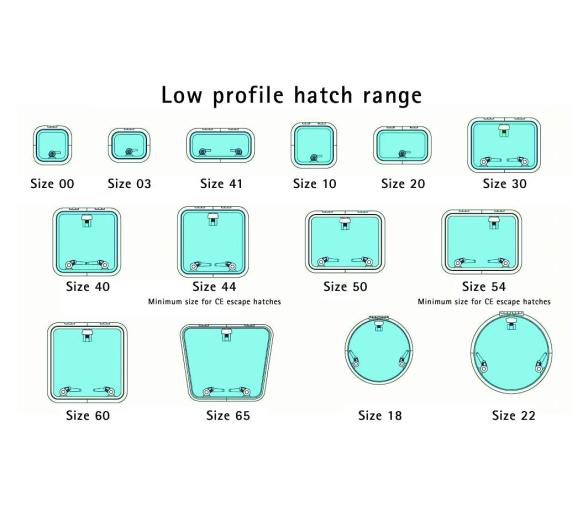 Lewmar Escotilla Bajo Perfil