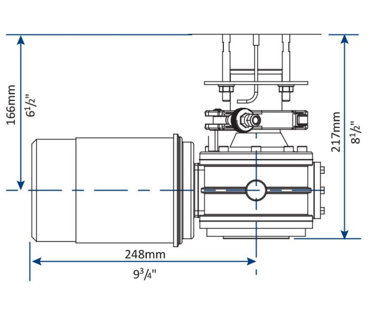 Lewmar Molinete V2 12 V KIT