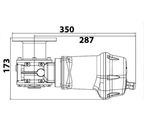 Lewmar Molinete VX 1 GO Kit Motor 300W y 500W