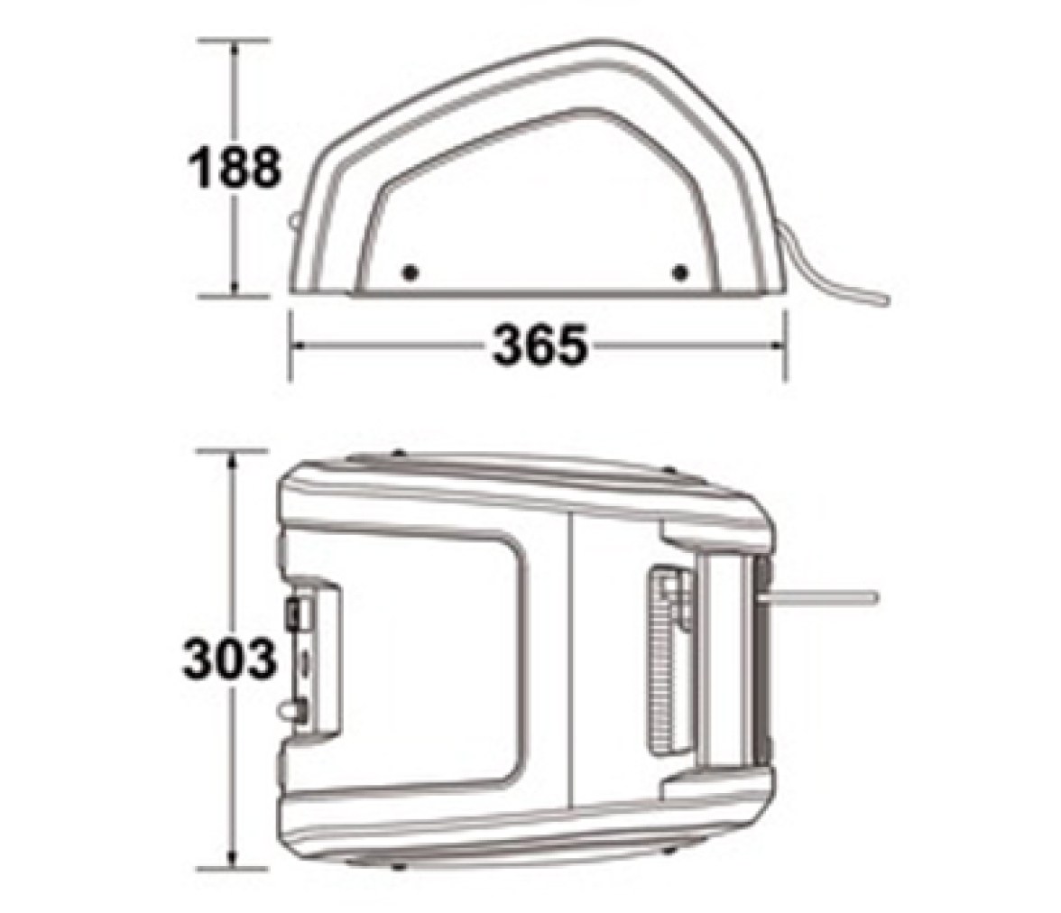 Lewmar Molinete CRW400 de cabo 6 mm