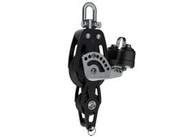 Lewmar Polea Violín Simple HTX con Arraigo y Mordaza