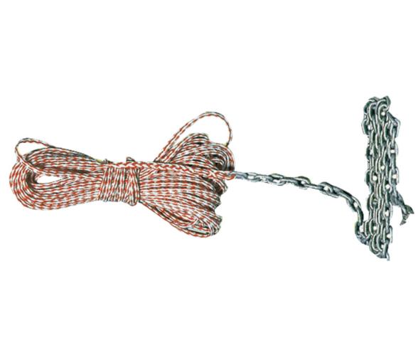 Línea de fondeo con cadena de 30m