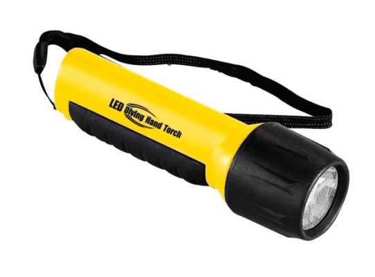 WATERPROOF TORCH 4LED 145mm.