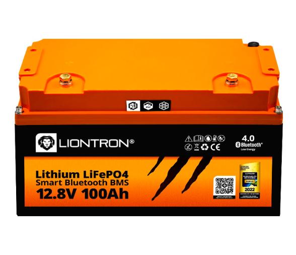 LIONTRON Batería Litio Marina IP67 LiFePO4 12.8V 100Ah LX Bluetooth