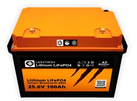 LIONTRON Batería Litio Marina IP67 LiFePO4 25.6V 100Ah LX Bluetooth
