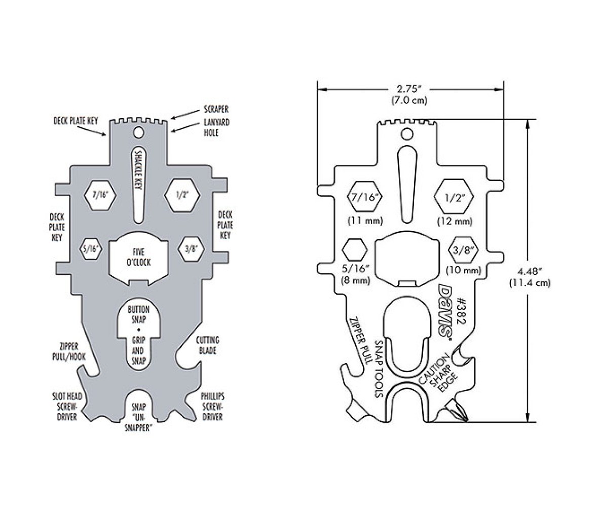 Davis Llave Universal Deck Plate