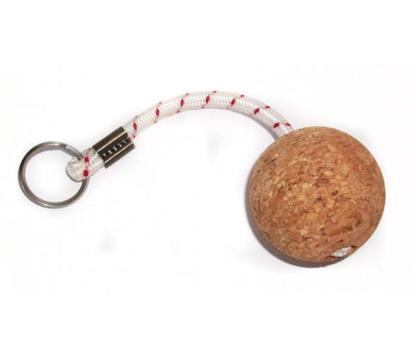 Llavero Flotante Bola de Corcho