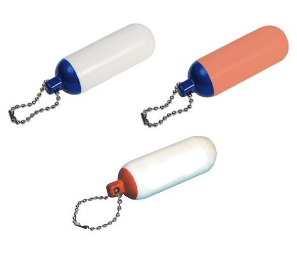 Llavero flotante defensa cilindrica