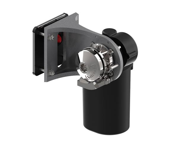 Lofrans GECKO Molinete de popa ALU 12V solo Cuerda