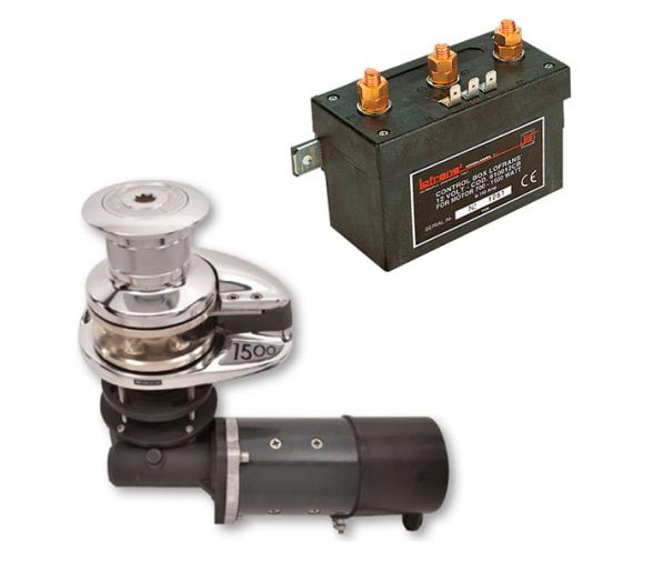 Lofrans Molinete Anclas Project 1500 campana bronce cromado 1500W 10mm