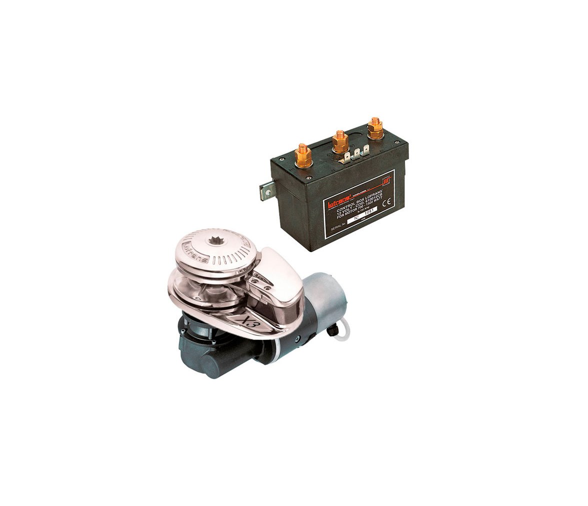 Lofrans Molinete Anclas X3 1500W bronce cromado 12-13mm