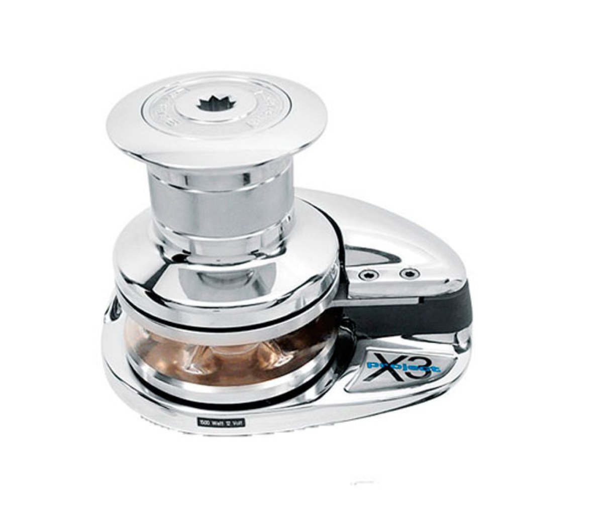 Lofrans Molinete Anclas X3 1500W campana bronce cromado 12-13mm