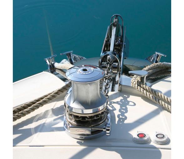 Lofrans Molinete Anclas X4 campana bronce cromado hidraulico 8cc