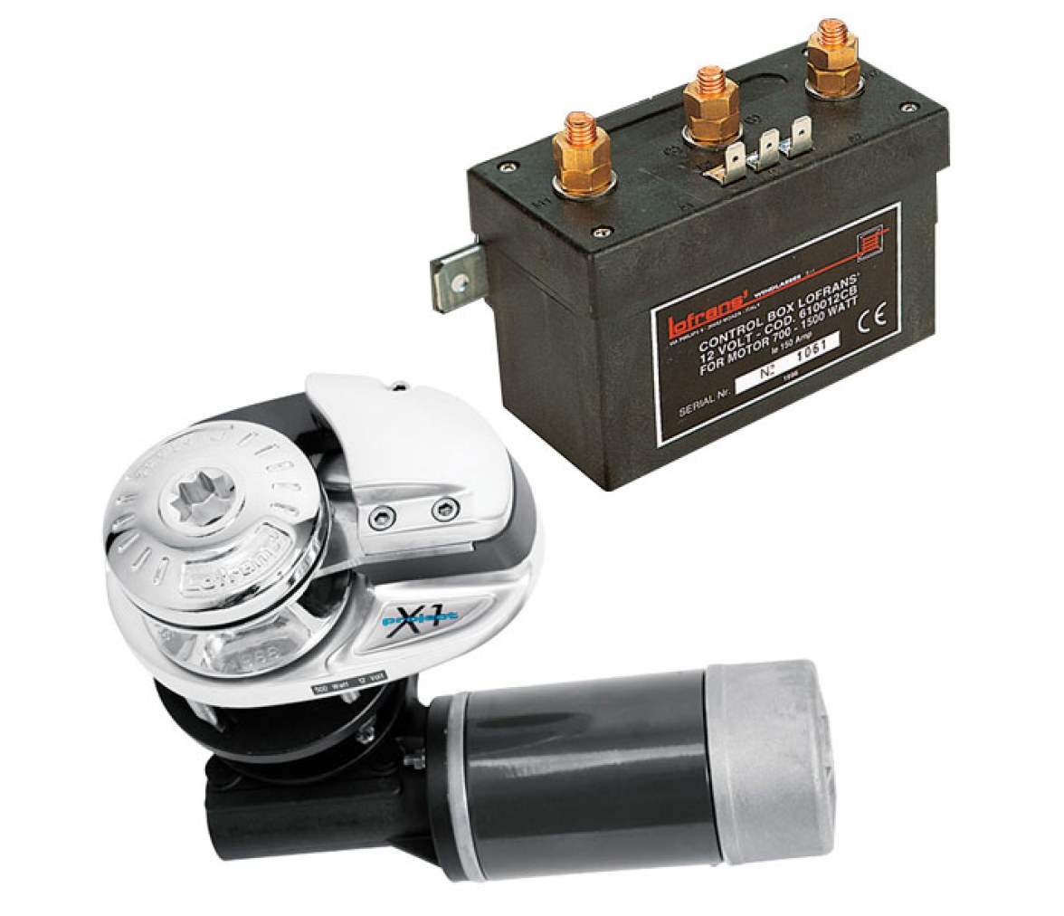 Lofrans Molinete de Anclas X1 500 W Bronce Cromado
