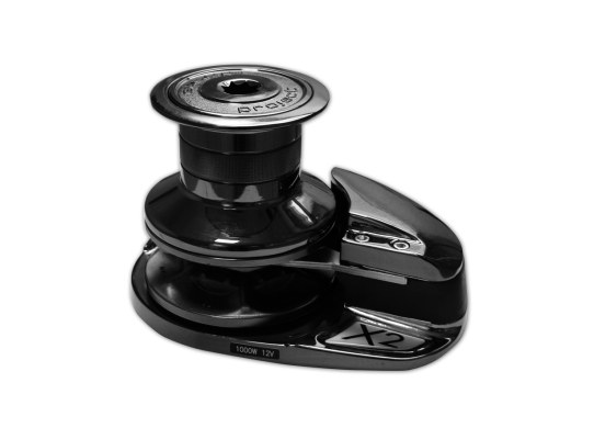 Lofrans Molinete de anclas X2 Negro con Campana 1000W
