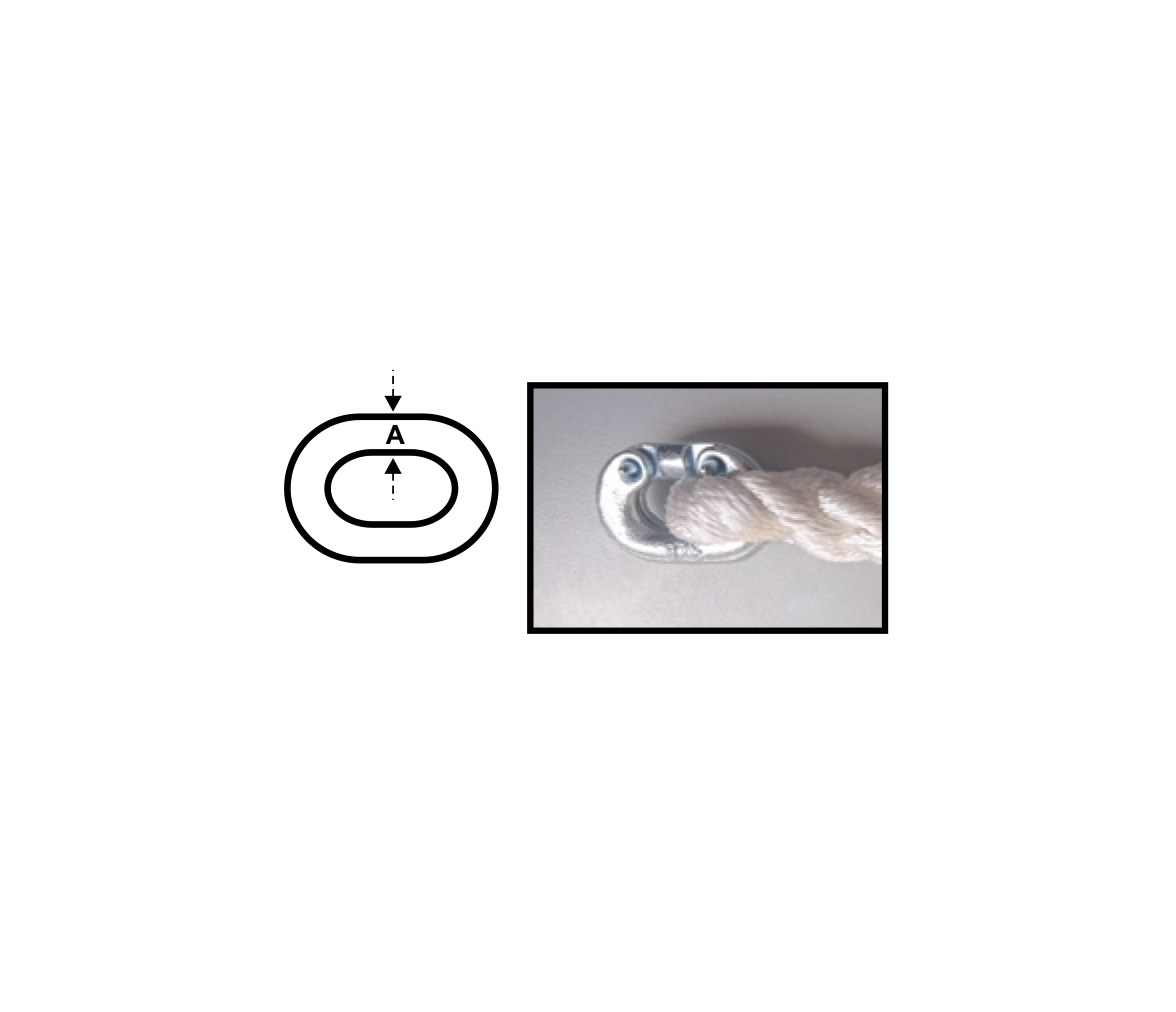 Lofrans Cabo 12 mm con Eslabon para Cadena 6mm