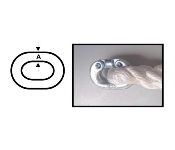 Lofrans Cabo 12 mm con Eslabon para Cadena 6mm