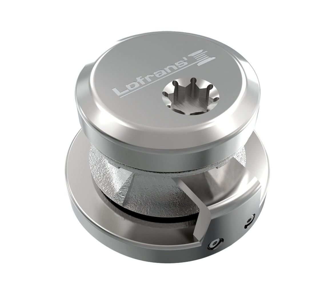 Lofrans Molinete Vertical SX1 800 W INOX Base Redonda