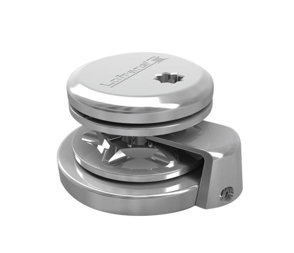 Lofrans Molinete Vertical SX2 Perfil Bajo INOX Base Redonda 8 mm