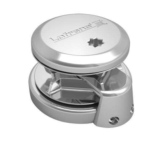 Lofrans Molinete Vertical SX3 1500 W - 1700 W Perfil Bajo INOX Base Redonda