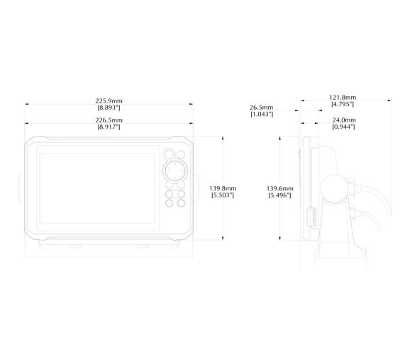 Lowrance Eagle 7 con Transductor 50/200 HDI