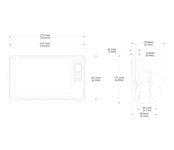 Lowrance Eagle 9 sin Transductor