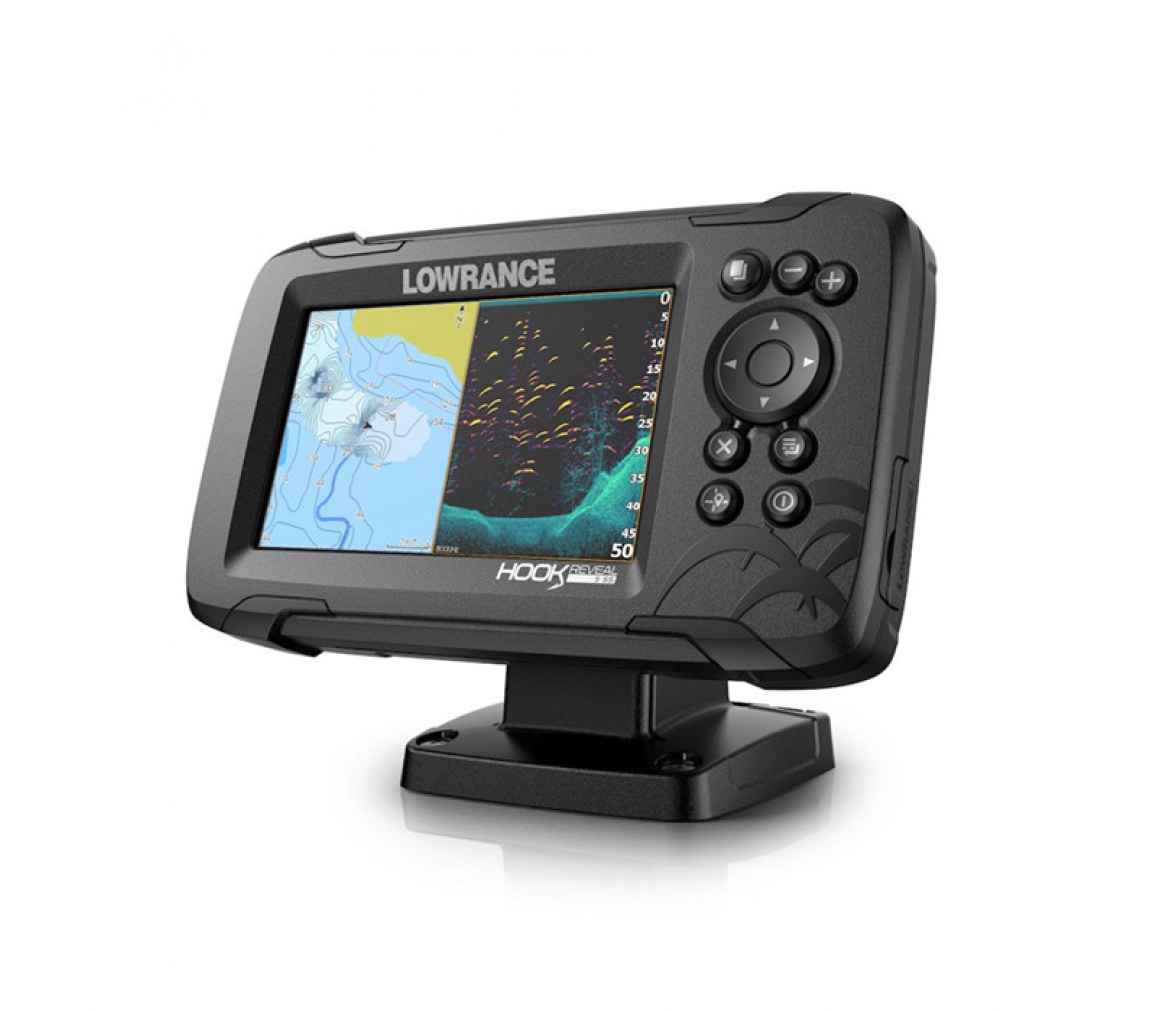Lowrance Hook Reveal 5 con Transductor 50/200 HDI y Mapa Base