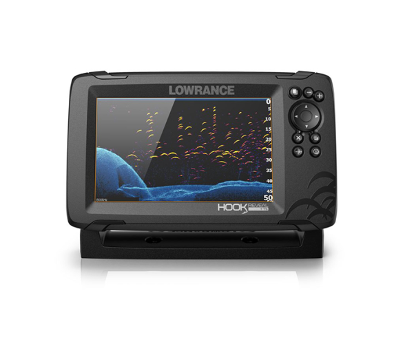 Lowrance Hook Reveal 7 con transductor 83/200 HDI y mapa base