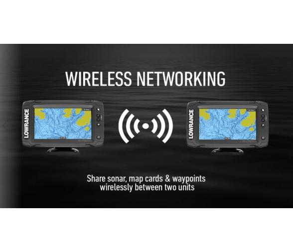 Lowrance GPS Plotter Sonda Elite-7 Ti2 Transductor HDI ROW