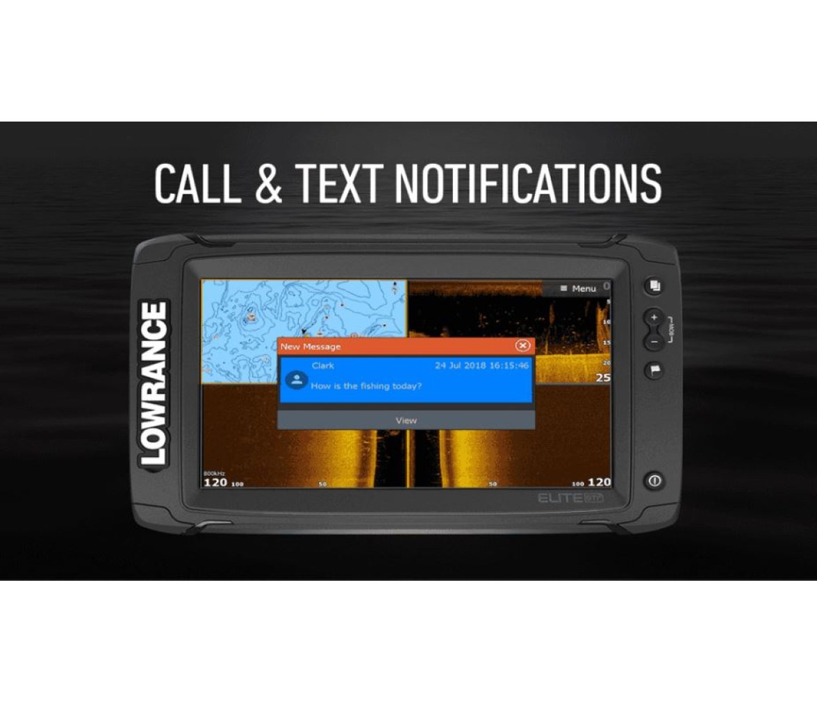 Lowrance GPS Plotter Sonda Elite-7 Ti2 Transductor HDI ROW