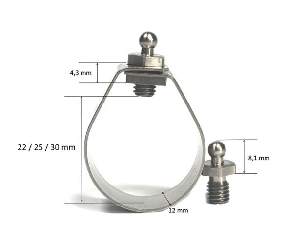 LOXX Abrazadera de Tubo 22 mm