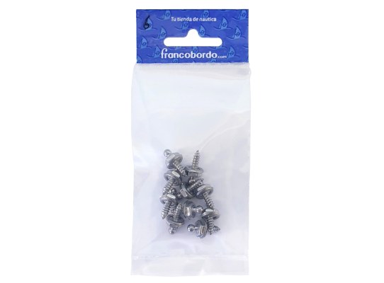 LOXX Broche Macho 10 mm Inox-10 piezas