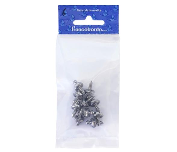 LOXX Broche Macho 10 mm Inox-10 piezas