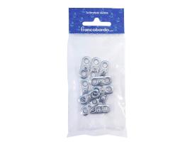 LOXX Broche Macho par Atornillar Laton Cromado-10 piezas